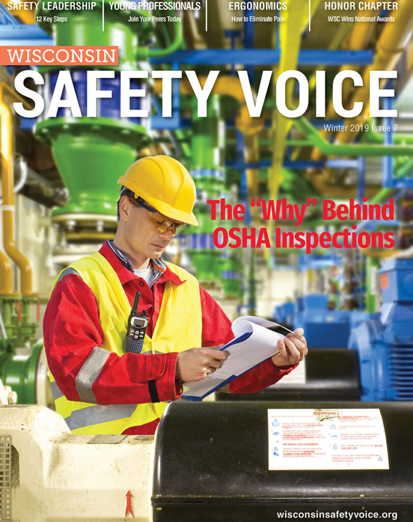 Wisconsin Safety Voice Cover Winter 2019 issue